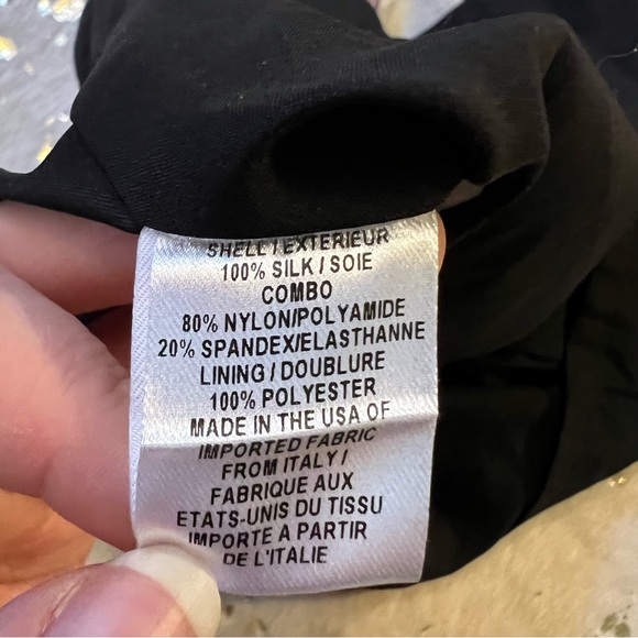 NWT MILLY 6 Dress Bergdorf Goodman Exclusive 100% Silk Short Sleeve - Picture 2 of 11